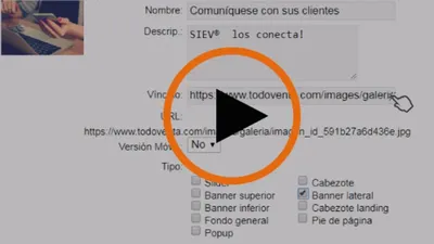 Cmo agregar un link al Banner Lateral