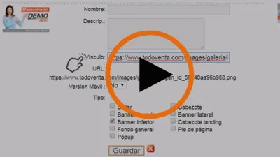 Cmo agregar un link al Banner Inferior