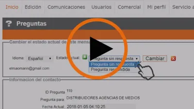 Cmo cambiar el estado de una pregunta de respondido a sin respuesta