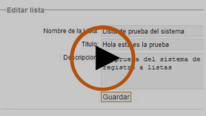 Cmo cambiar una lista de correos