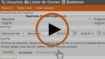 Cmo descargar una plantilla de Excel para llenar los usuarios